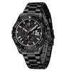 Moonphase Analog Black Dial Watch