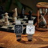 Moonphase Analog Black Dial Watch