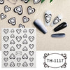 3D Golden Wave Line Nail Sticker Marble Blue Geometry Abstract Flowers Nail Art Sliders Decals Foils Manicure Decorations CHTH