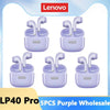 Lenovo LP40 Pro Earphones Bluetooth 5.3 Wireless Sports Headphone Waterproof Earbuds with Mic Touch Control TWS Headset