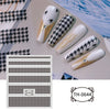 3D Golden Wave Line Nail Sticker Marble Blue Geometry Abstract Flowers Nail Art Sliders Decals Foils Manicure Decorations CHTH