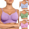 FeelinGirl Women's Wireless Bra Comfort Bralettes No Underwire Unlined Cami Bra Seamless Tshirt Bras Sports Bra Bralette Basic Comfortable Fit Womenswear Everyday Up to 44DD Springtok SpringStatements