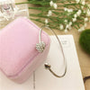Crystal Double Heart Bracelet.