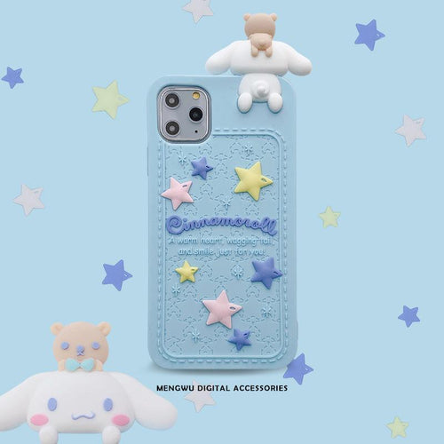 Aesthetic Cinnamon Dog Five-Pointed Star Iphone Phone Case