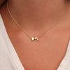new - Heart Shaped Letter Necklace