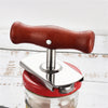 Stainless Steel Adjustable Jar Opener Manual Spiral Seal Lid Remover Twist Off Screw Bottle Opener