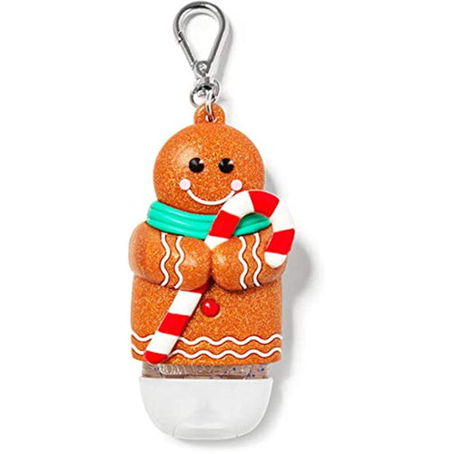 Hand Sanitizer Holder Compatible w/Bath and Body Works Hand Sanitizer - Holiday 2020 - Many Styles! (Gingerbread Man)