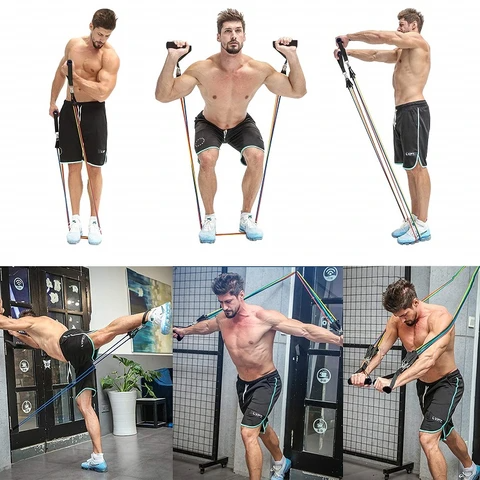 14-Piece Resistance Bands Kit