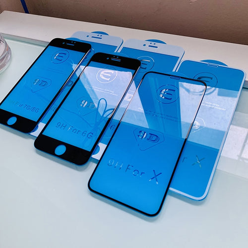 9D protective glass for iPhone 6 6S 7 8 plus X glass on iphone 7 6 8 X R XS MAX screen protector iPhone 7 6 screen protection XR