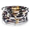 Leopard Leather Bracelets