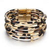 Leopard Leather Bracelets