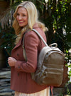 Karissa Embossed Medium Backpack