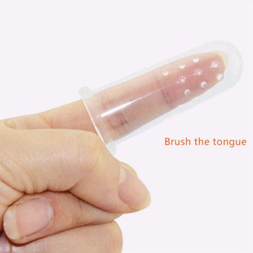 PROD3 - Baby Finger Toothbrush With Box Children Teeth Clear