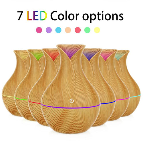 Wood Grain Aromatherapy Diffuser