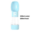 Dog 2 in 1 Bottle Pet Feeder Dog Water Bottle Collapsible Folding Bowl Travel Outdoor Food Water Storage For Cat Dog