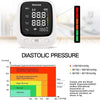 Sinocare Blood Pressure Monitor Tensiometer Upper Arm Automatic Digital BP Machine Pulse Heart Rate Meter 3 Color LCD Display
