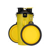 Dog 2 in 1 Bottle Pet Feeder Dog Water Bottle Collapsible Folding Bowl Travel Outdoor Food Water Storage For Cat Dog