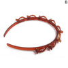 Double bangs hairstyle hairpin