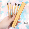 New 5pcs Professional Travel Portable Mini Eye Makeup Brushes Set Smudge Eyeshadow Eyeliner Eyebrow Brush Lip Make Up Brush kit