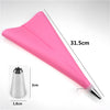 8Pcs/Set Silicone Kitchen Accessories Icing Piping Cream Pastry Bag 6 Stainless Steel Nozzle Set DIY Cake Decorating Tips Set