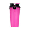 Dog 2 in 1 Bottle Pet Feeder Dog Water Bottle Collapsible Folding Bowl Travel Outdoor Food Water Storage For Cat Dog