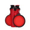 Dog 2 in 1 Bottle Pet Feeder Dog Water Bottle Collapsible Folding Bowl Travel Outdoor Food Water Storage For Cat Dog