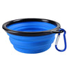 Dog 2 in 1 Bottle Pet Feeder Dog Water Bottle Collapsible Folding Bowl Travel Outdoor Food Water Storage For Cat Dog