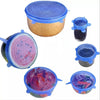 Rotunda Seals - 6 Unit Set Reusable Silicon Universal Stretch Lids