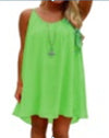 Women beach dress fluorescence female summer dress chiffon voile women dress summer style women clothing plus size lyq01