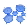 Rotunda Seals - 6 Unit Set Reusable Silicon Universal Stretch Lids