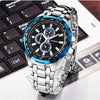 CURREN Fashion Business Men Watches Analog Sport Clock Full Steel Waterproof Wrist Watch For Men relogio masculino Male Clock