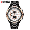 CURREN Fashion Business Men Watches Analog Sport Clock Full Steel Waterproof Wrist Watch For Men relogio masculino Male Clock