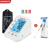Sinocare Blood Pressure Monitor Tensiometer Upper Arm Automatic Digital BP Machine Pulse Heart Rate Meter 3 Color LCD Display