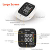 Sinocare Blood Pressure Monitor Tensiometer Upper Arm Automatic Digital BP Machine Pulse Heart Rate Meter 3 Color LCD Display