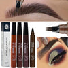Microblading Eyebrow Pen Waterproof Fork Tip Eyebrow Tattoo Pencil Long Lasting Professional Fine Sketch Liquid Eye Brow Pencil