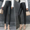 Stretch-Fit Faux Leather Shaper