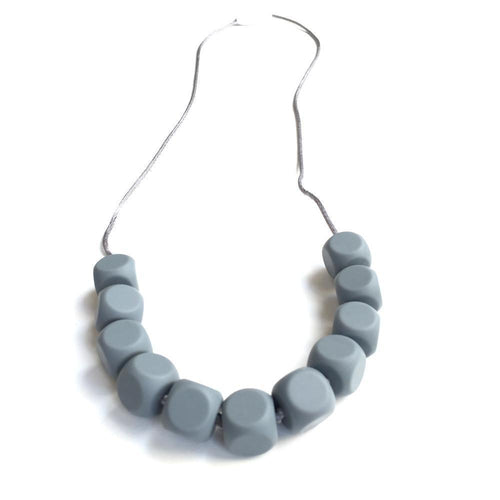 Ali+Oli Teething Necklace - Grey