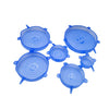 Rotunda Seals - 6 Unit Set Reusable Silicon Universal Stretch Lids