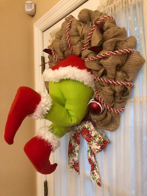 ?How the Grinch Stole Christmas Burlap Wreath?
