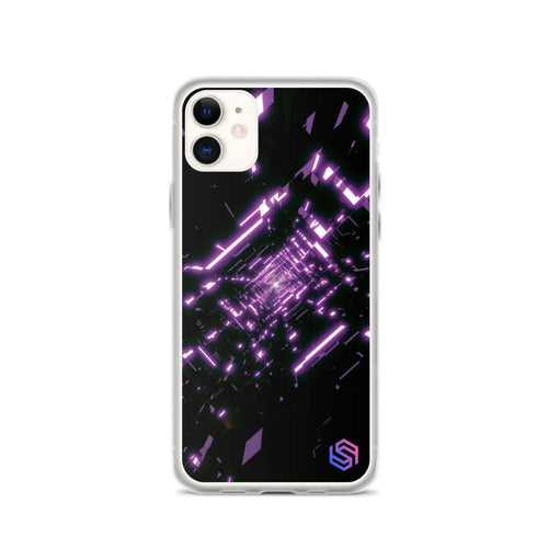 no queue - Digital Void iPhone Case