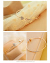 Crystal Double Heart Bracelet.