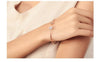 Crystal Double Heart Bracelet.