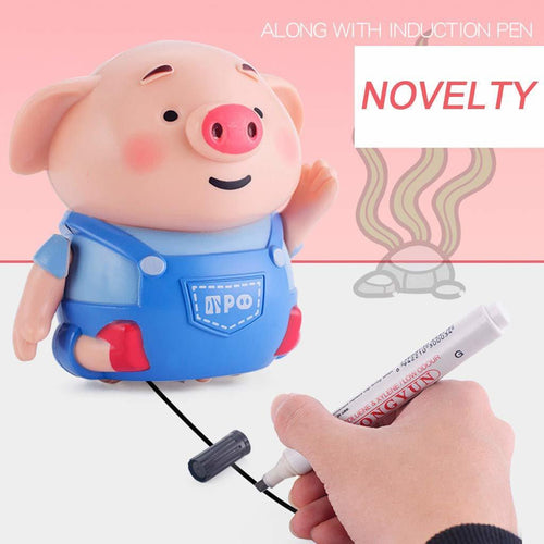 Educational creative pen inductive toy pig