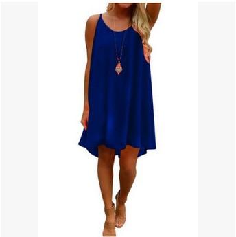 Women beach dress fluorescence female summer dress chiffon voile women dress summer style women clothing plus size lyq01