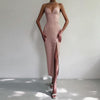 Adyce New Summer Women White Bodycon Bandage Dress Sexy V Neck Spaghetti Strap Club Celebrity Evening Runway Party Maxi Dresses