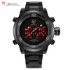 Gulper Shark Sport Watch Large Dial Black Outdoor Men LED Digital Wristwatches Waterproof Alarm Calendar Fashion Watches /SH364