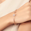 Crystal Double Heart Bracelet.