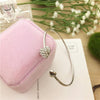 Crystal Double Heart Bracelet.